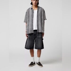 BDG Eli Striped Short Sleeve Shirt Men’s SZ XXL